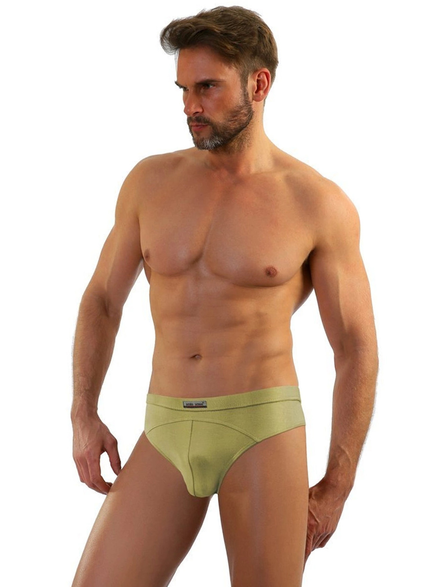 Herren-Slips SM03 Olivgrün