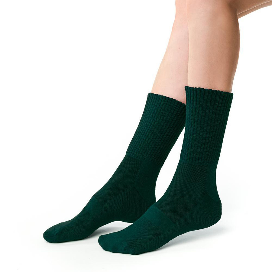 Damen-Sport-Halbfrotteesocken mit hoher Rippung Steven