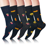 5X Herren Fast Food Anzug Socken