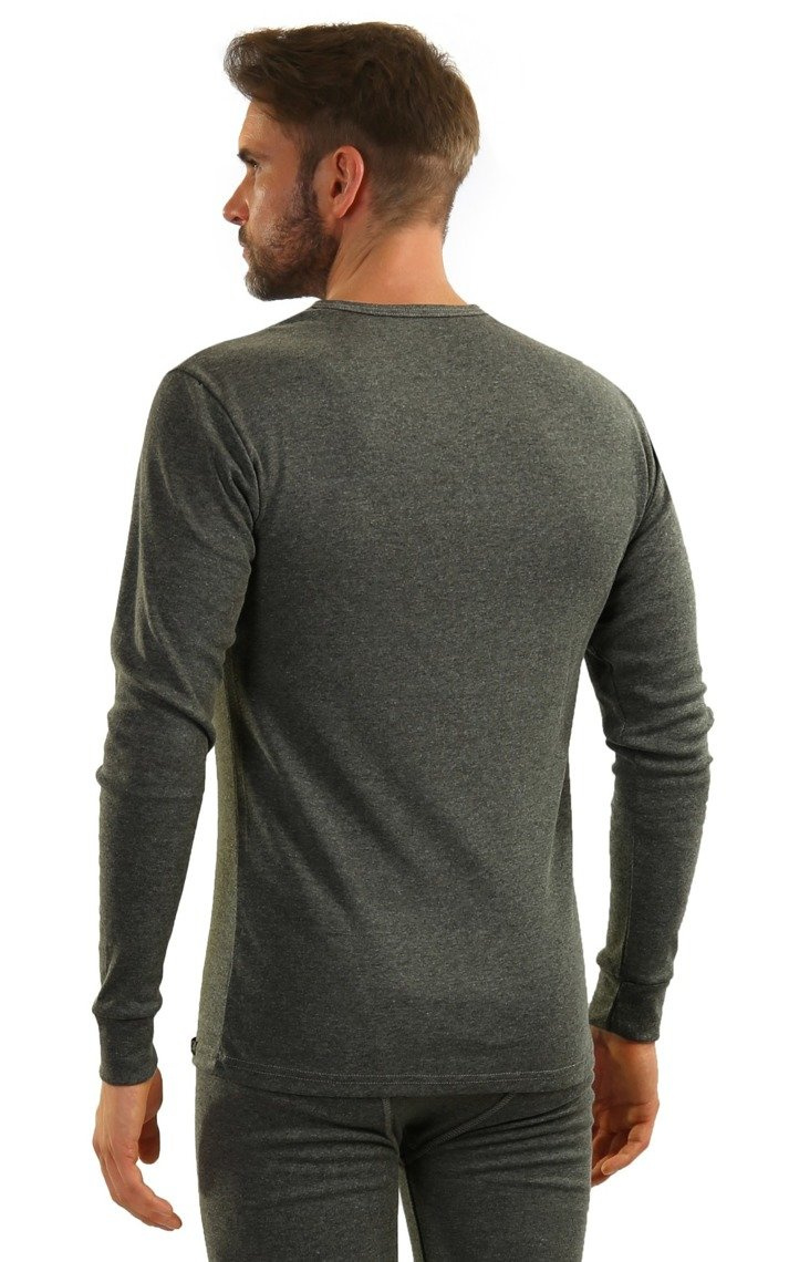 Langarmshirt Art. 111 Dunkelmeliert