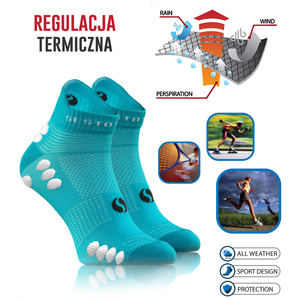 3X Skarpety sportowe treningowe SKB02 Sesto Senso