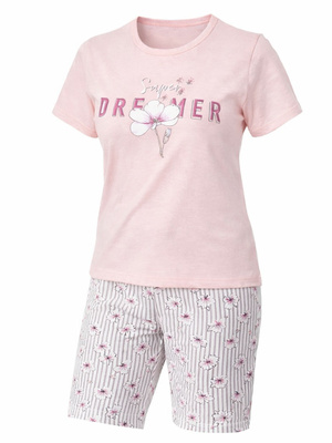Damen-Pyjama "Super Dreamer" mit 3/4-Hose