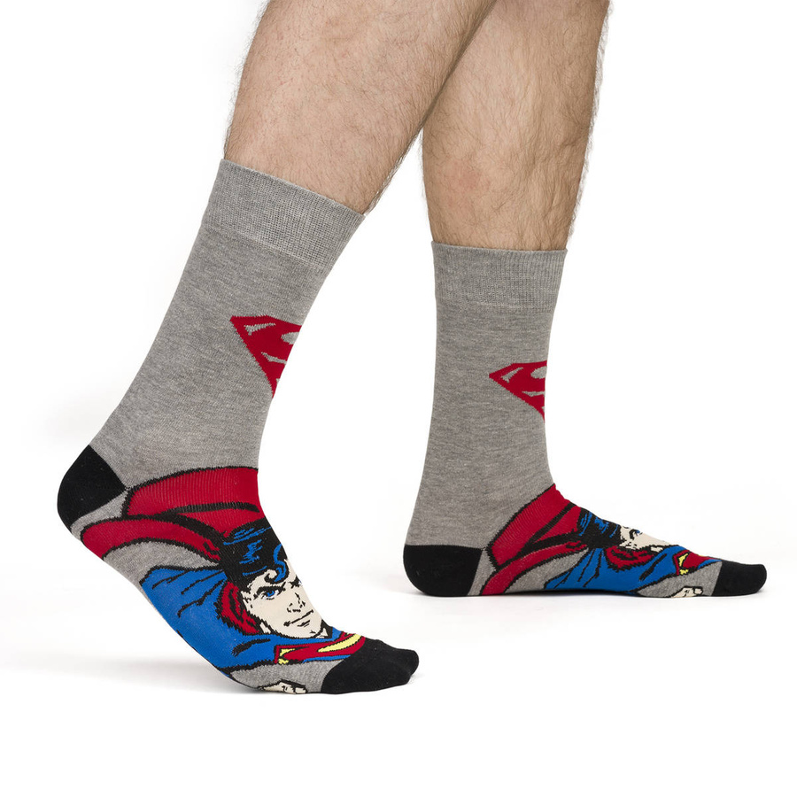 Farbige Herrensocken SOXO GOOD STUFF Superman DC Comics 