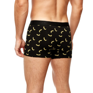 Herren Boxershorts Banane schwarz