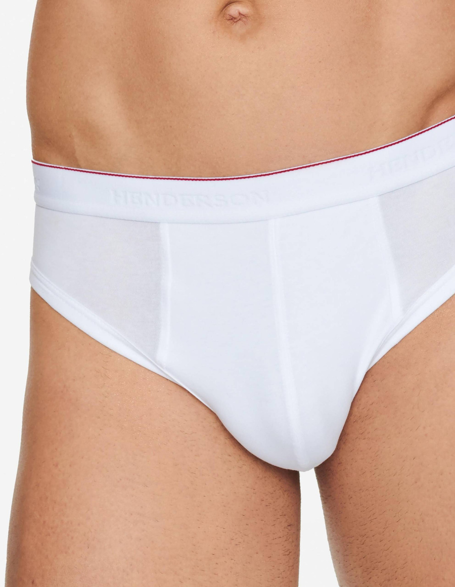 Henderson Herren Unterhosen Burito 18728 – Bequeme Baumwollunterwäsche, Elastisch, Premiumqualität, Vielseitig, Schwarz/Dunkelblau/Weiß, Ohne Muster, Basic Kollektion