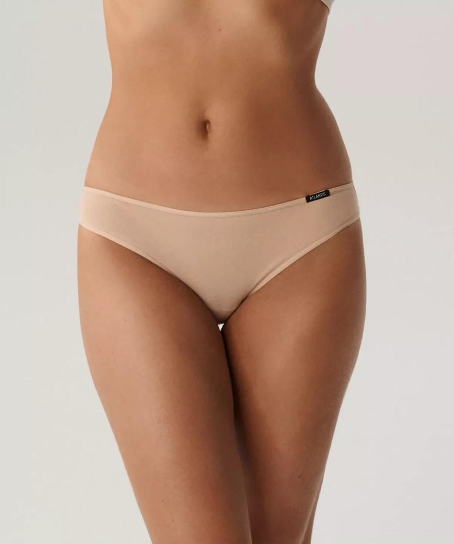 Damen Slips 3er-Pack Sport Beige/Schwarz