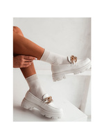 Damen-Baumwollsocken mit Lurex-Rippung 0200.060