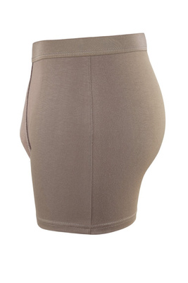 Sesto Senso Herren Baumwoll Boxershorts – Komfortable Unterwäsche mit Elastan, Bequemes Design, Flache Nähte, Ohne Druckstellen, Beige, Neu, Für Männer