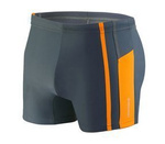 Badeboxer Herrenserie Grau Orange