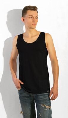 Ärmelloses Herrenunterhemd Cobra Schwarz