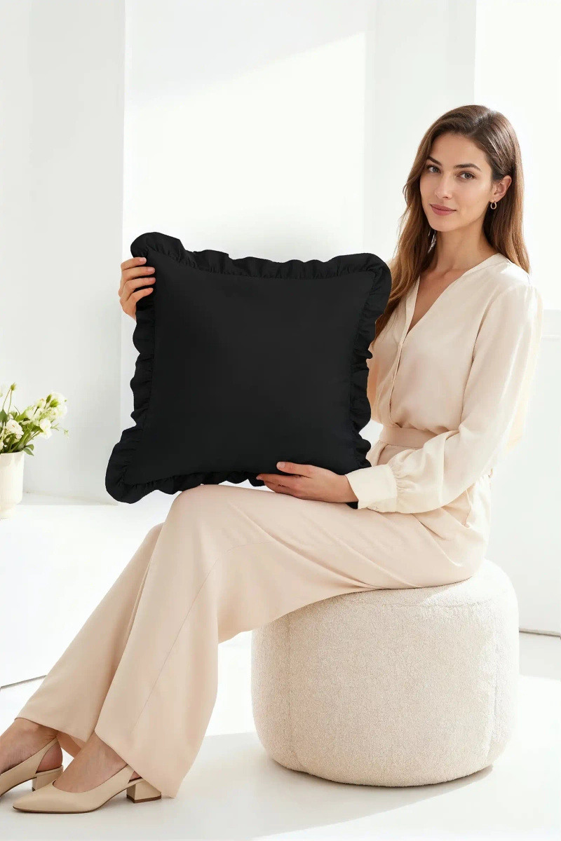 S PILLOWCASE 70*80 RUFFY SATIN PREMIUM