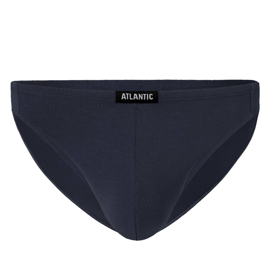 Atlantic Herren Slipy Mini – Bequeme Unterwäsche aus Mikromodal, Elastisch, Premium Kollektion, Grau/Denim/Schwarz, Für Männer