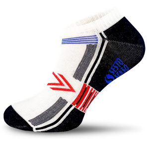 Sneaker-Socken Sneakers P73 Rot Weiß