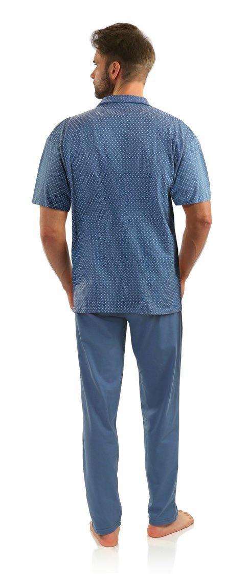 Pijamă bărbătească cu mânecă scurtă Seria Jeans