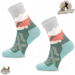 Trekking-Socken aus Merinowolle TRE18 Comodo
