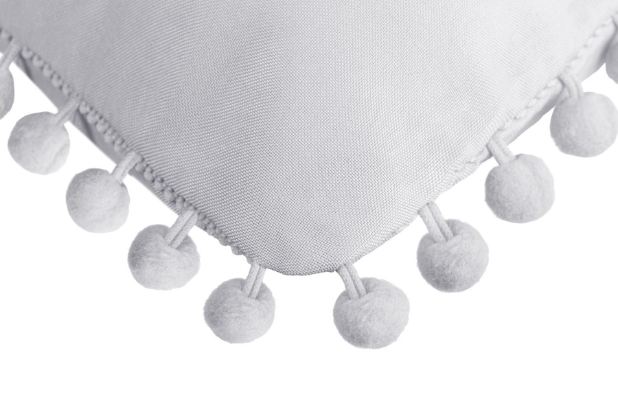 Fată de pernă Fluffy Argintie