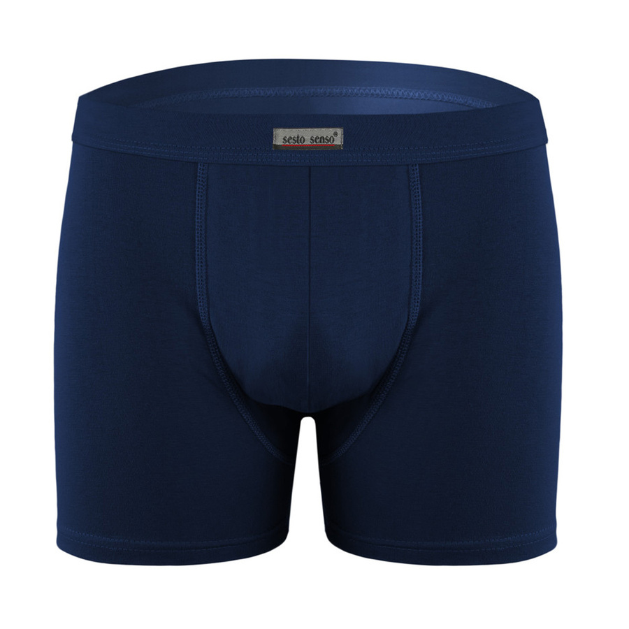 Herren-Boxershorts BM03 Grau und Blau