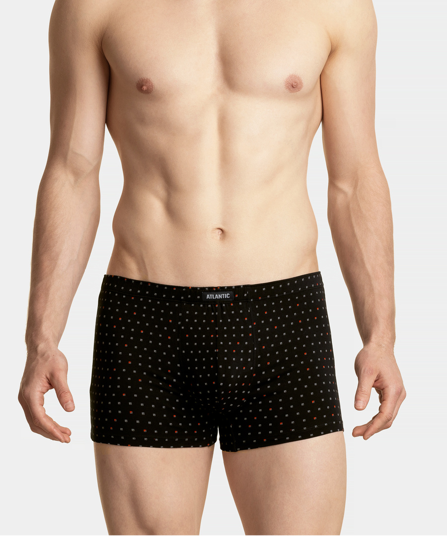Boxershorts Männer Serie 3MH-025 Schwarz Khaki