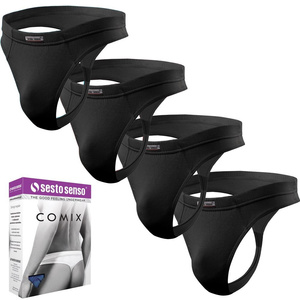 Herren-String STM02 Schwarz