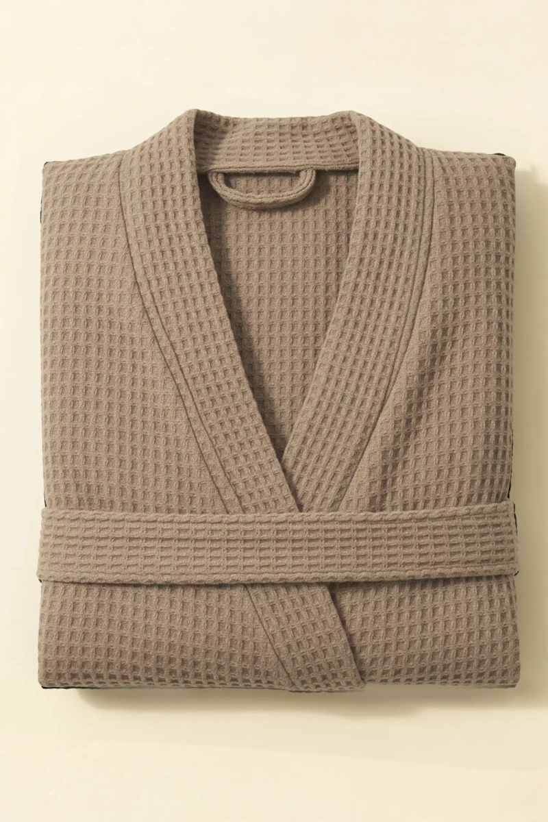 S BADEMANTEL WAFFEL C.BEIGE XXL