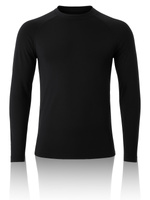 Sestimi Underwear Herren Thermounterwäsche Langarmshirt – Atmungsaktive Funktionsbekleidung, Poliamid, Ideal für Sport und Outdoor, Schwarz, Originalverpackung, Neu