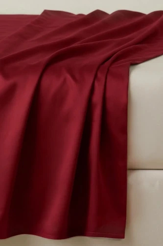 Bettlaken Satin Bordo Ohne Gummi