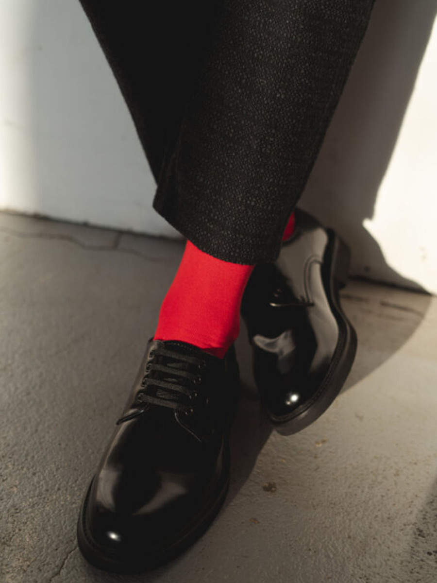 Anzug Socken Glatte Kunst.056 Steven