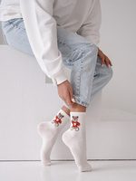 Teddybär-Socken für Damen zum Valentinstag