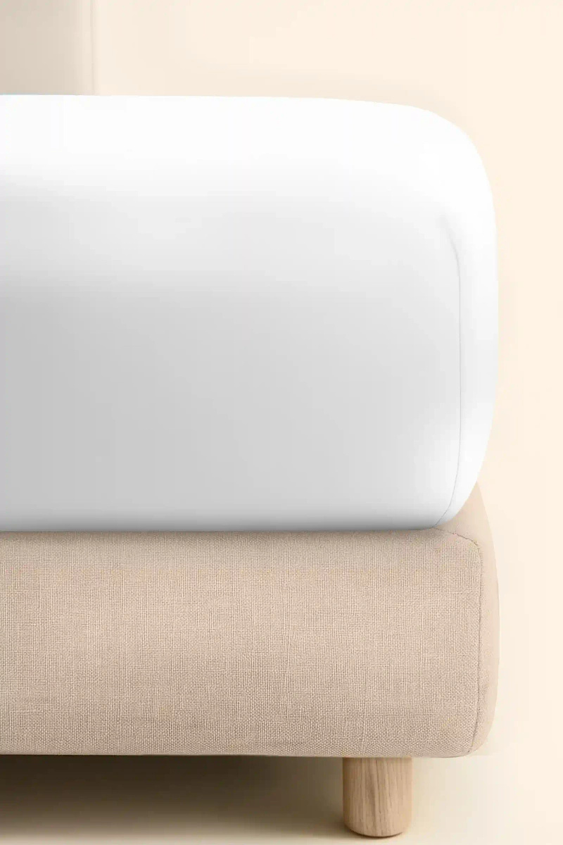 Fitted Sheet Jersey White