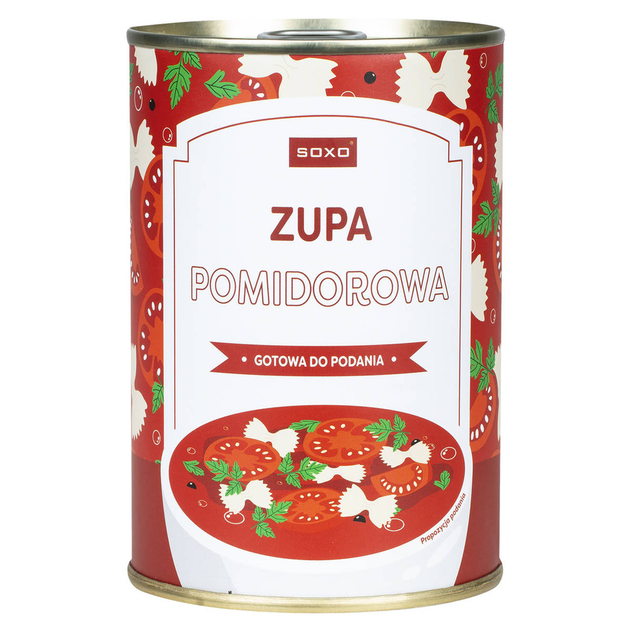 SOXO GOOD STUFF rote Tomatensuppensocken Unisex für Damen und Herren