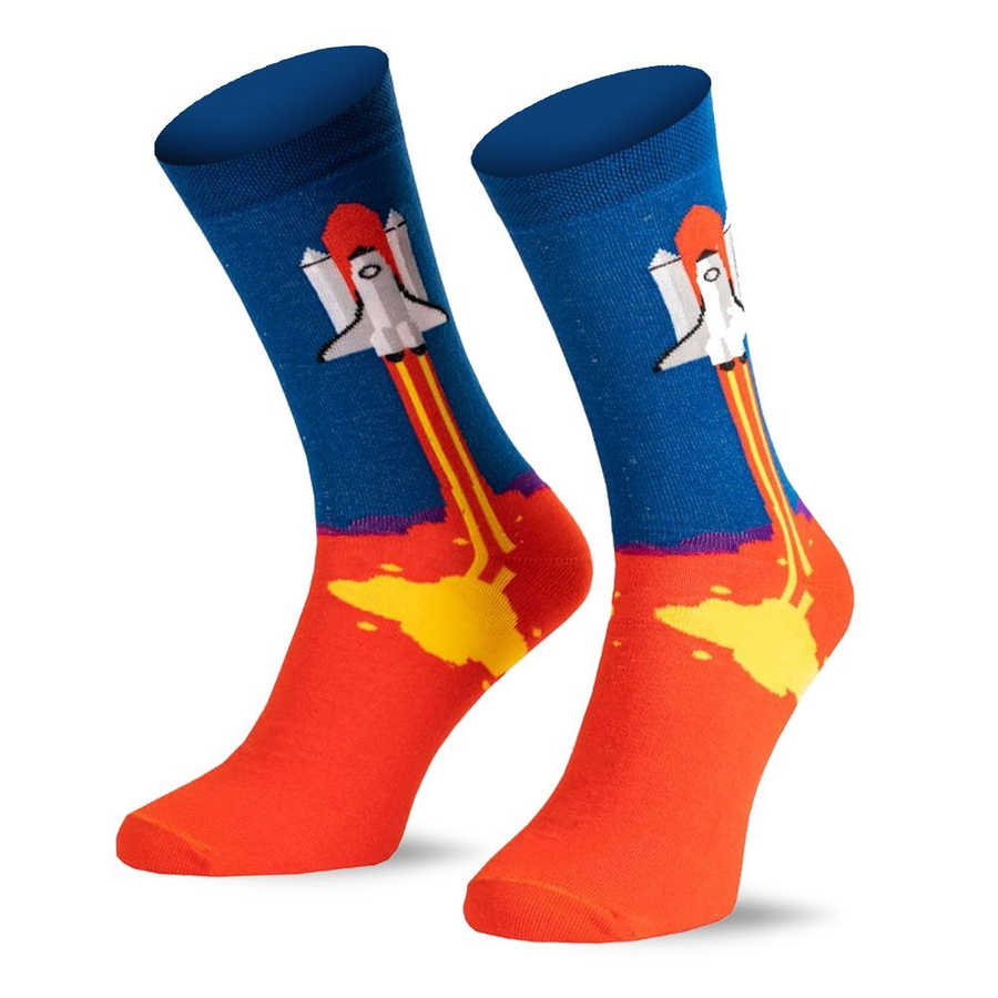 Kolorowe skarpety męskie garniturowe ANTHONY Eltom