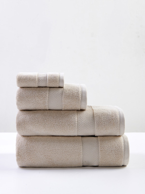 S TOWEL 100*150 LEO J.BEIGE