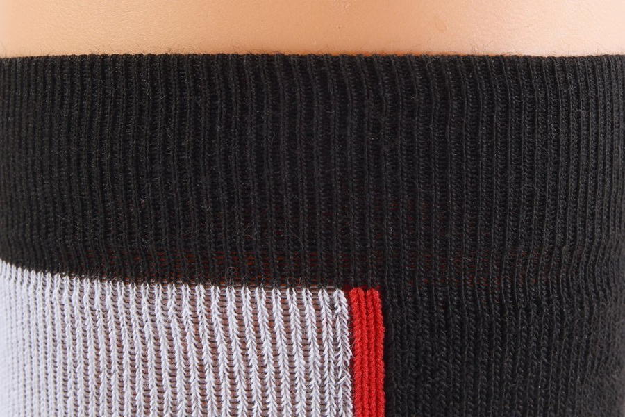 Wollsocken Trekking Winter Grau Mehrfarbig