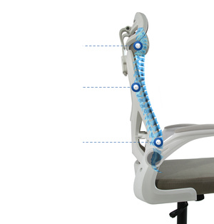 Bürosessel V1 hellgrau