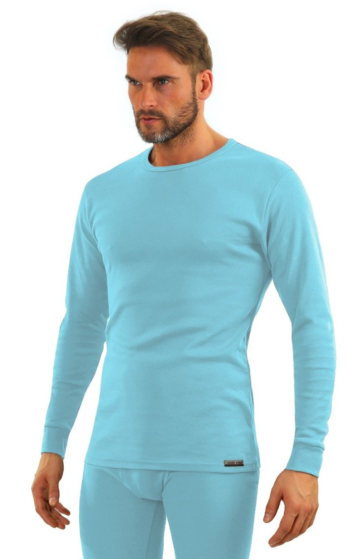 Langarmshirt Herren Art. 111 Blau