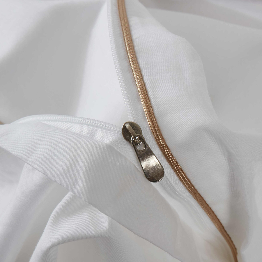 Bettwäsche Queen Premium Weiß