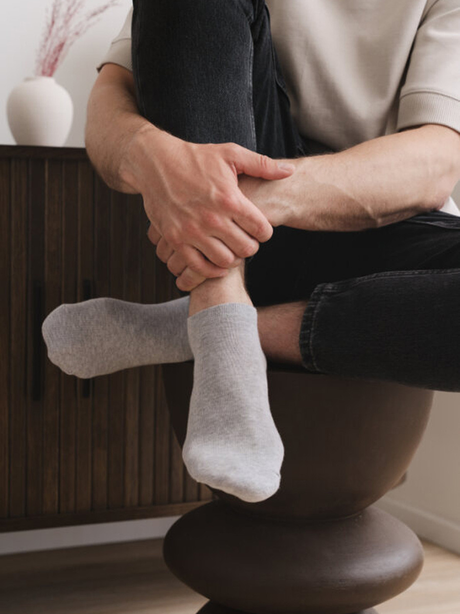 Glatte Baumwollsocken Kunst. 045 Steven