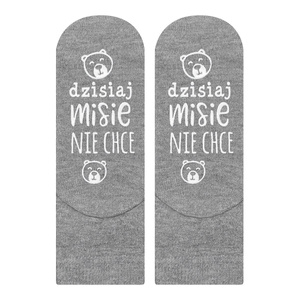 Kinder Socken Grau Lustige Sprüche