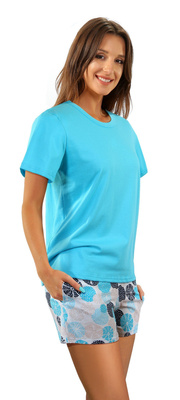 Damenpyjama Serie Blau