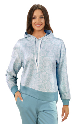 Damen Sweatshirt Mono Minze